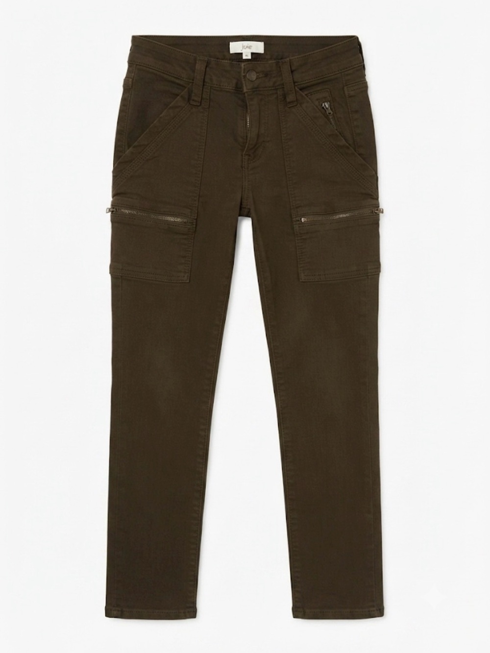 Joie Men's Dark Olive Cargo Slim Tapered Pants